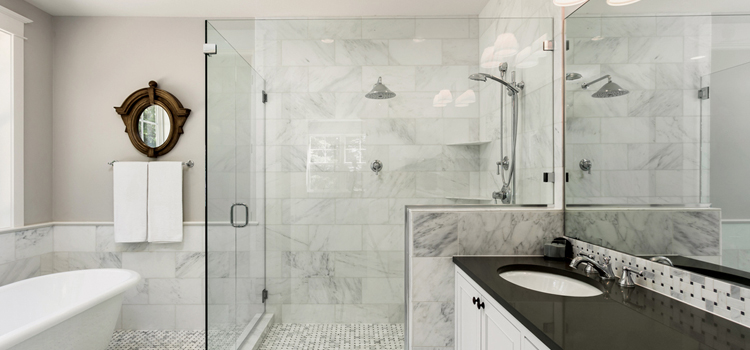 bathroom shower door installation in West Covina
